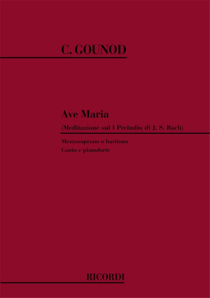 Ave Maria. Meditazione Sul I Preludio Di J.S. Bach